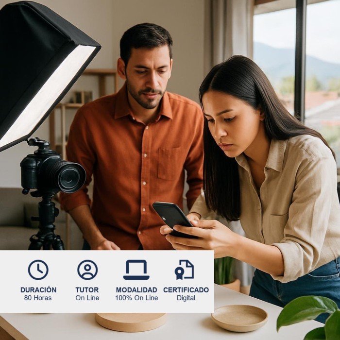 Curso de Fotografía de Productos con Teléfono Móvil